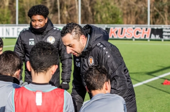 Start  van de Voetbalacademie Alkmaar voorjaarstrainingen 